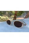 Unisex Vintage Tasarım Gold Güneş Gözlüğü Dc145