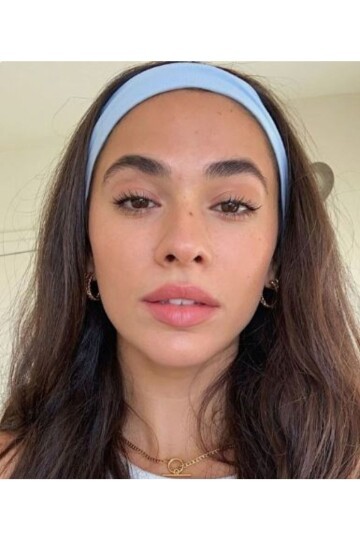 Kadın Açık Mavi Saç Bandı Cd94
