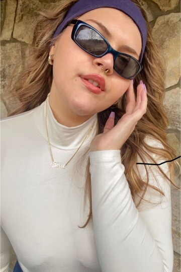 Kadın Mor Saç Bandı Cd94