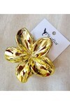 Kadın Gold renk Lotus Mandal Toka BE119