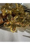 Kadın Gold renk Lotus Mandal Toka BE119