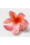 Kadın Kavun Renk Lotus Çiçeği Mandal Toka CD428