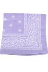 Lila Unisex Desenli Bandana