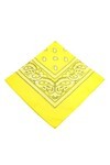 Unisex Sarı Desenli Bandana Cd136